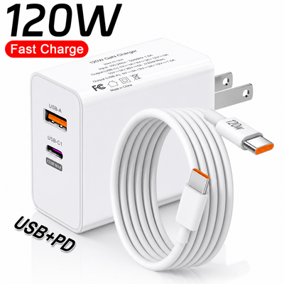 120W Fast Charger USB Type C