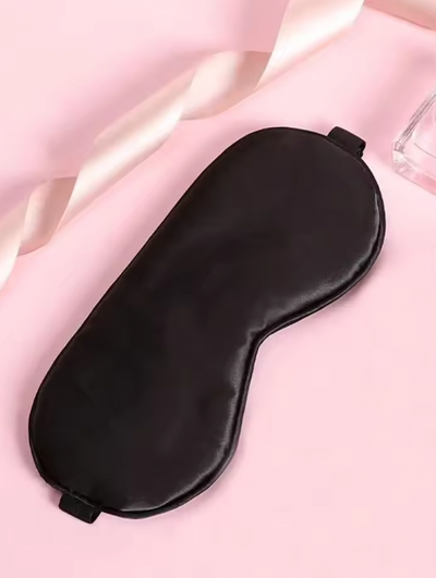 Black Satin Sleep Mask